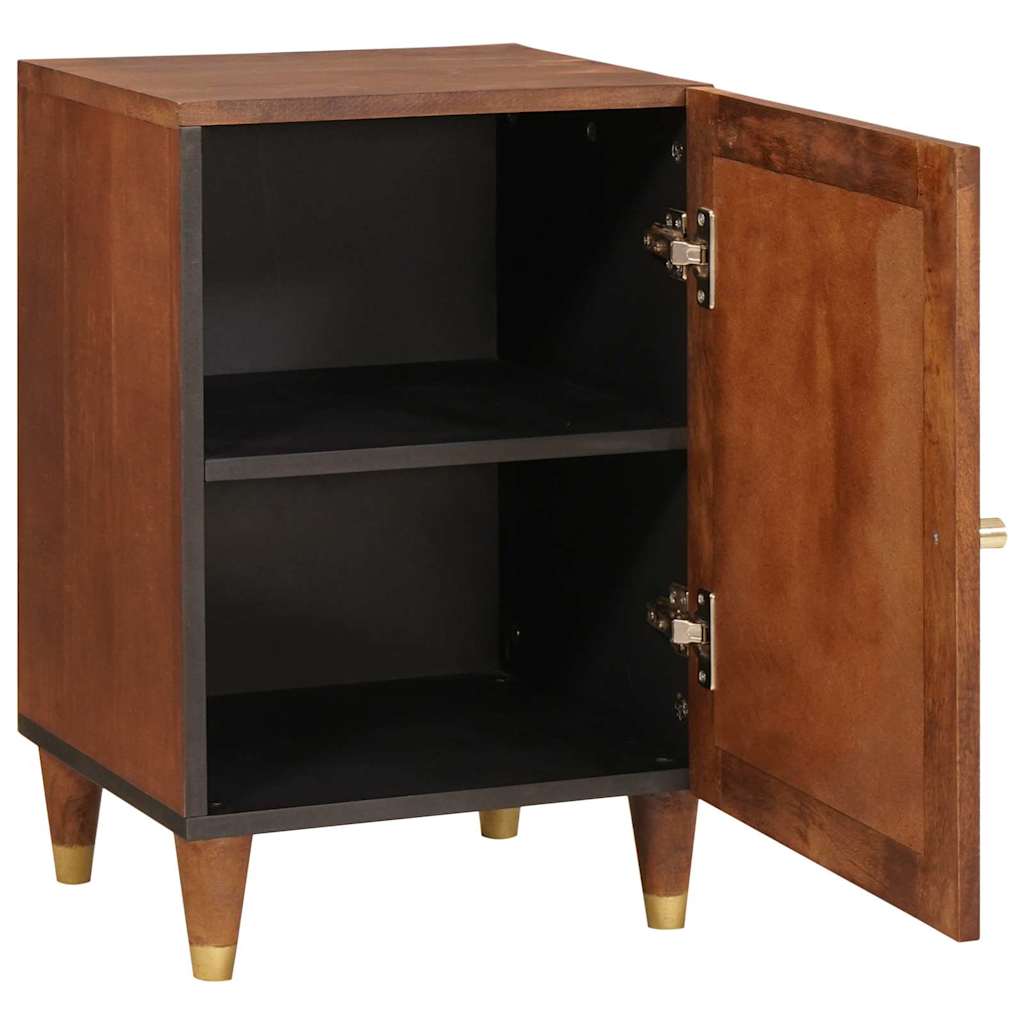Badezimmer Schrank mit Regal mit Tür Braun 38 x 33.5 x 58 cm