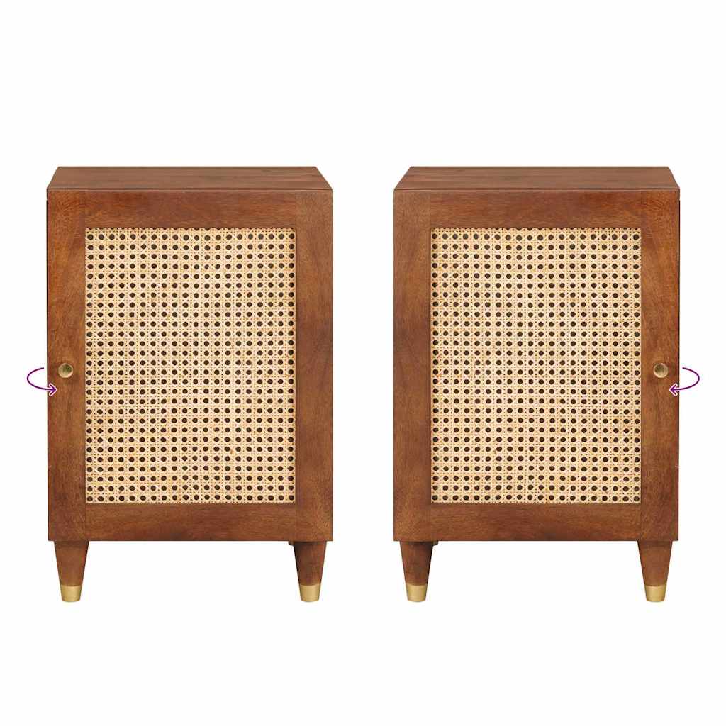 Badezimmer Schrank mit Regal mit Tür Braun 38 x 33.5 x 58 cm