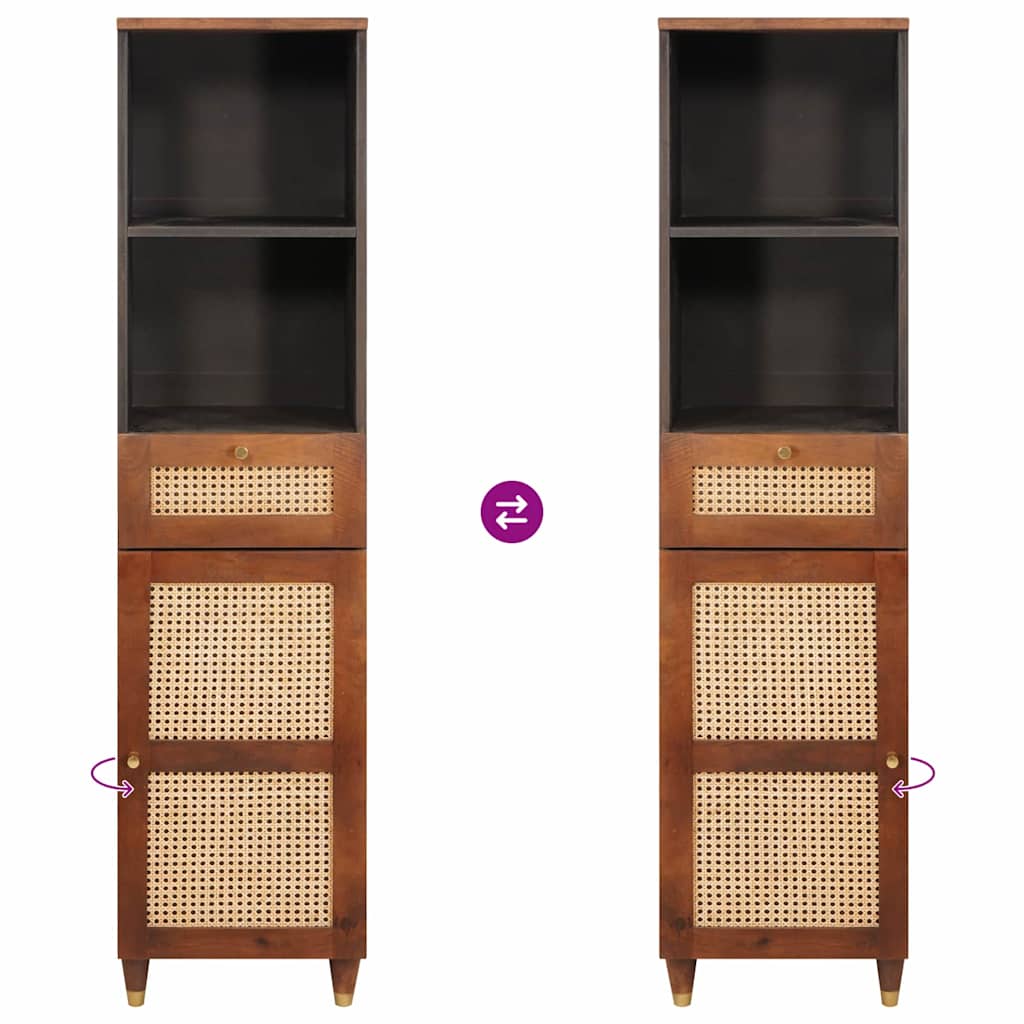 Sideboard mit Schubladen mit Regal Braun 38 x 33,5 x 160 cm