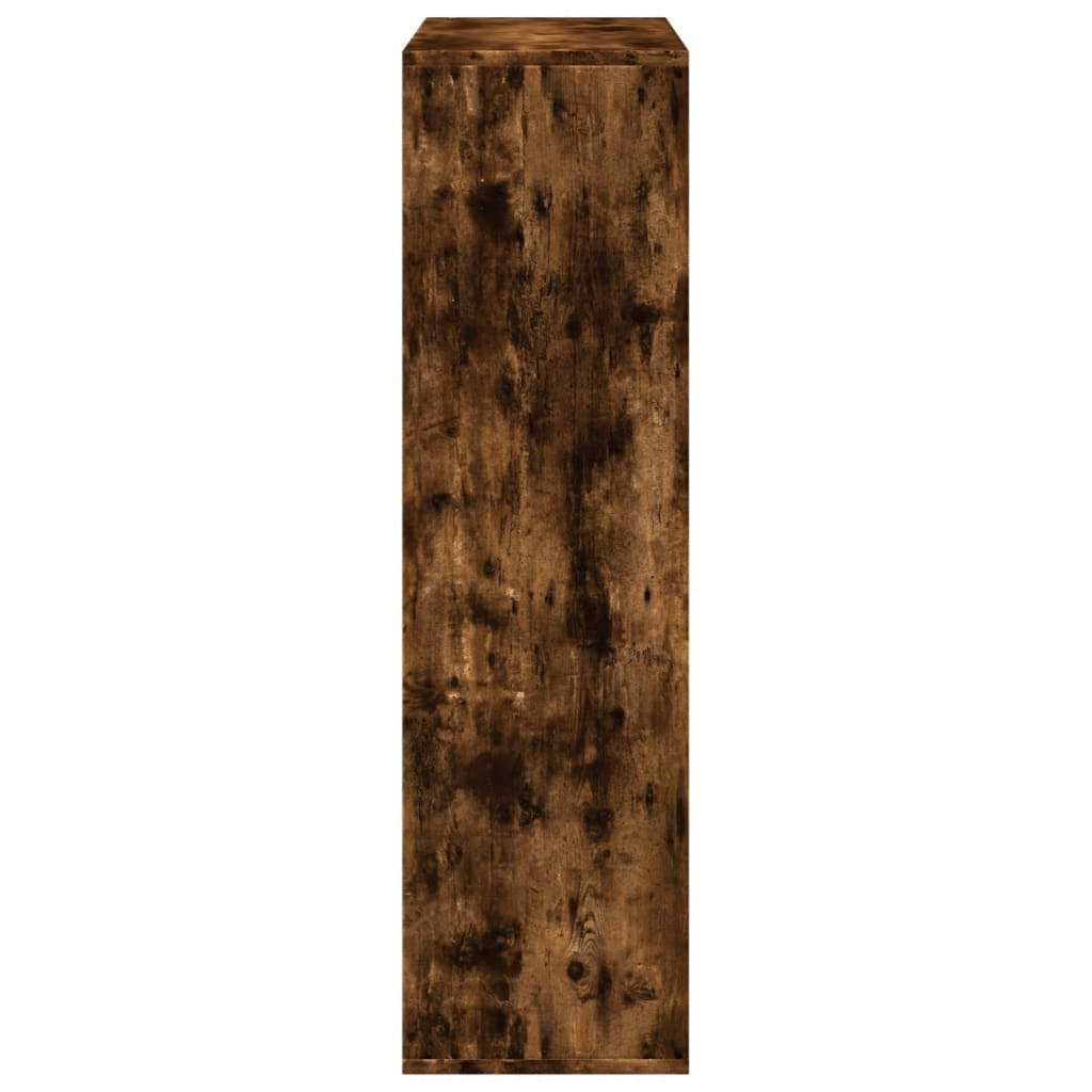 Raumteiler-Bücherregal Räuchereiche 69,5x29x103,5 cm