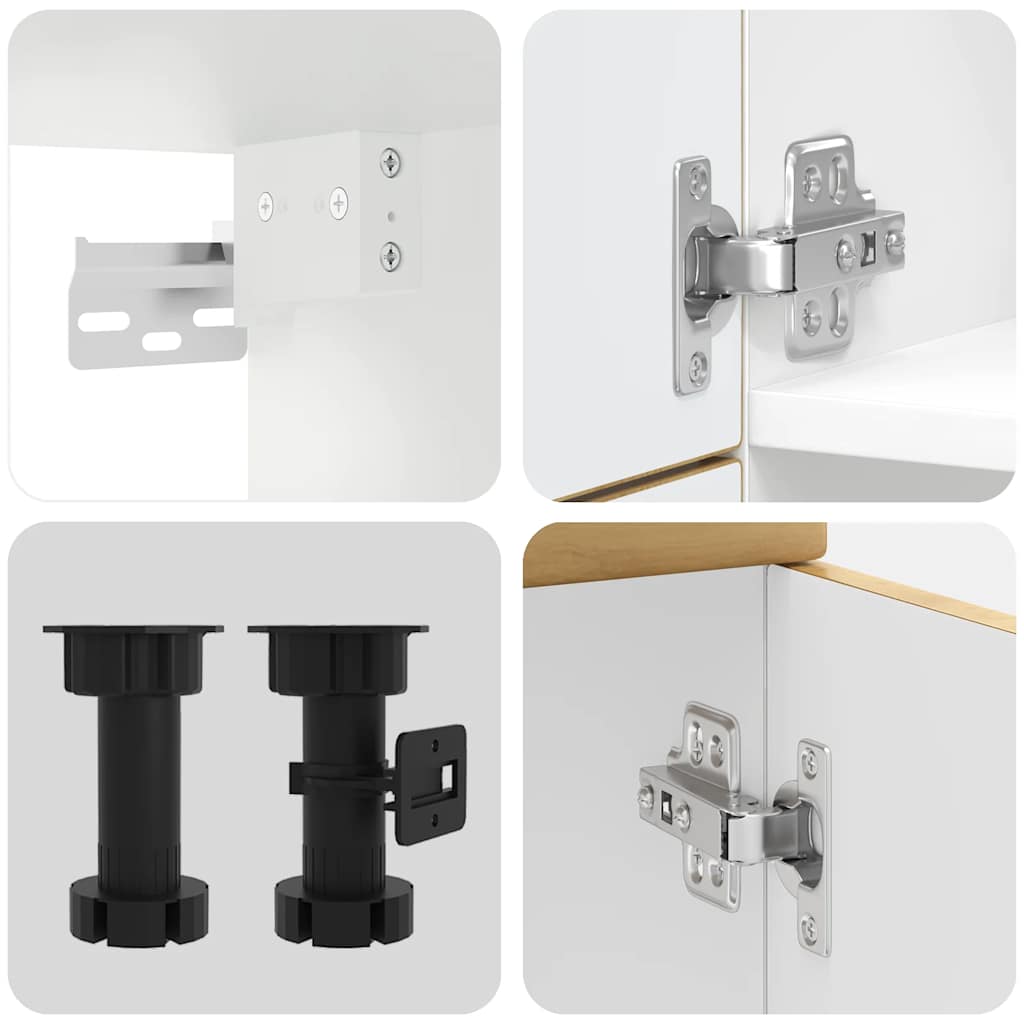 7-tlg. Küchenschrank-Set Lucca Artisan-Eiche Holzwerkstoff