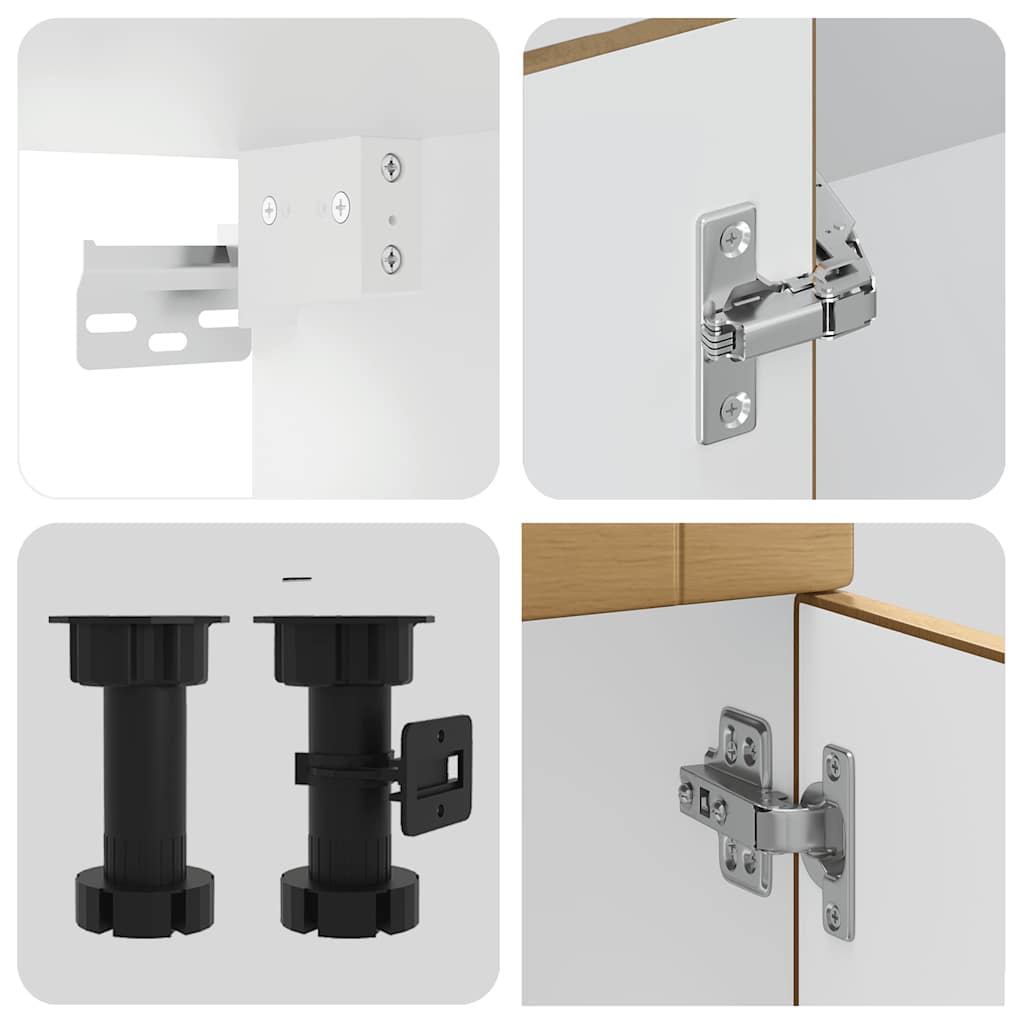 11-tlg. Küchenschrank-Set Porto Artisan-Eiche Holzwerkstoff