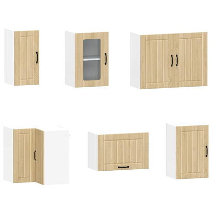 11-tlg. Küchenschrank-Set Lucca Sonoma-Eiche Holzwerkstoff