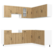 11-tlg. Küchenschrank-Set Lucca Artisan-Eiche Holzwerkstoff