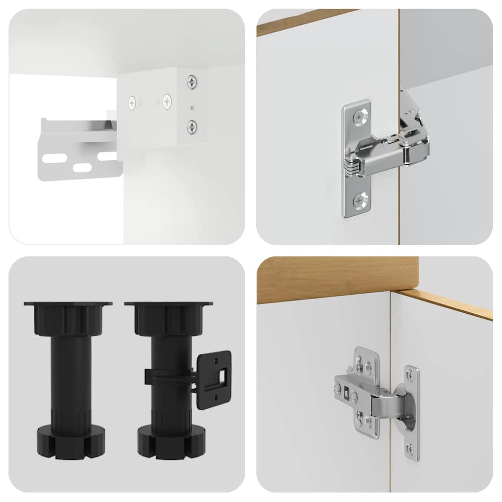 11-tlg. Küchenschrank-Set Porto Artisan-Eiche Holzwerkstoff