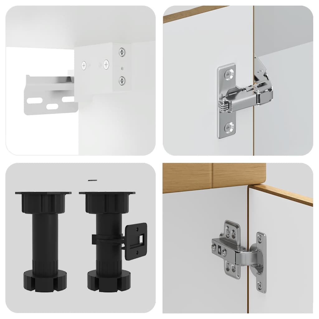 14-tlg. Küchenschrank-Set Porto Artisan-Eiche Holzwerkstoff