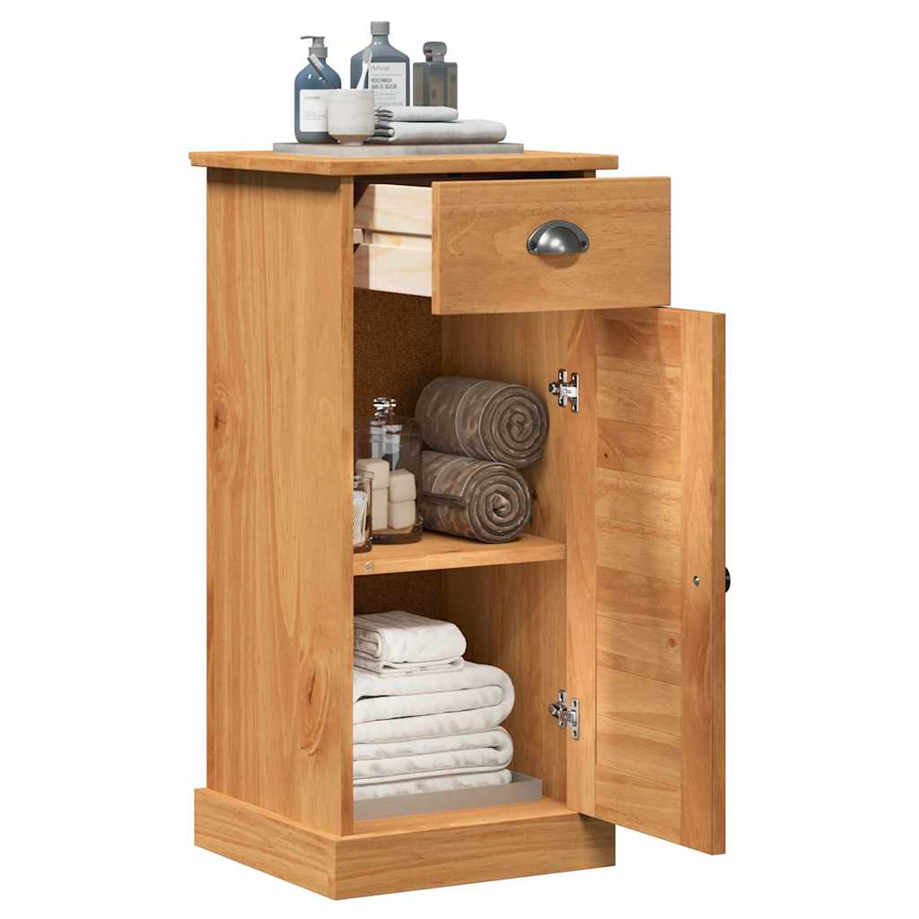 Badezimmerschrank mit Regal VIGO Honigbraun 37,5 x 34 x 80 cm