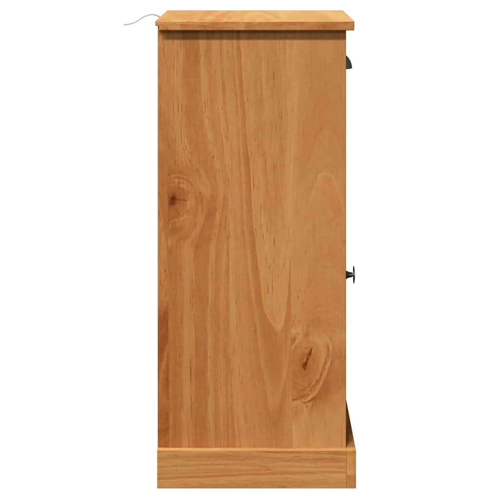 Badezimmerschrank mit Regal VIGO Honigbraun 37,5 x 34 x 80 cm