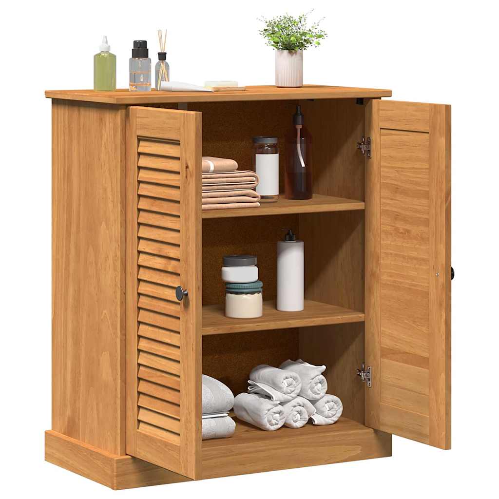 Badezimmer Schrank Sonstiges VIGO Braun Massivholz Kiefer