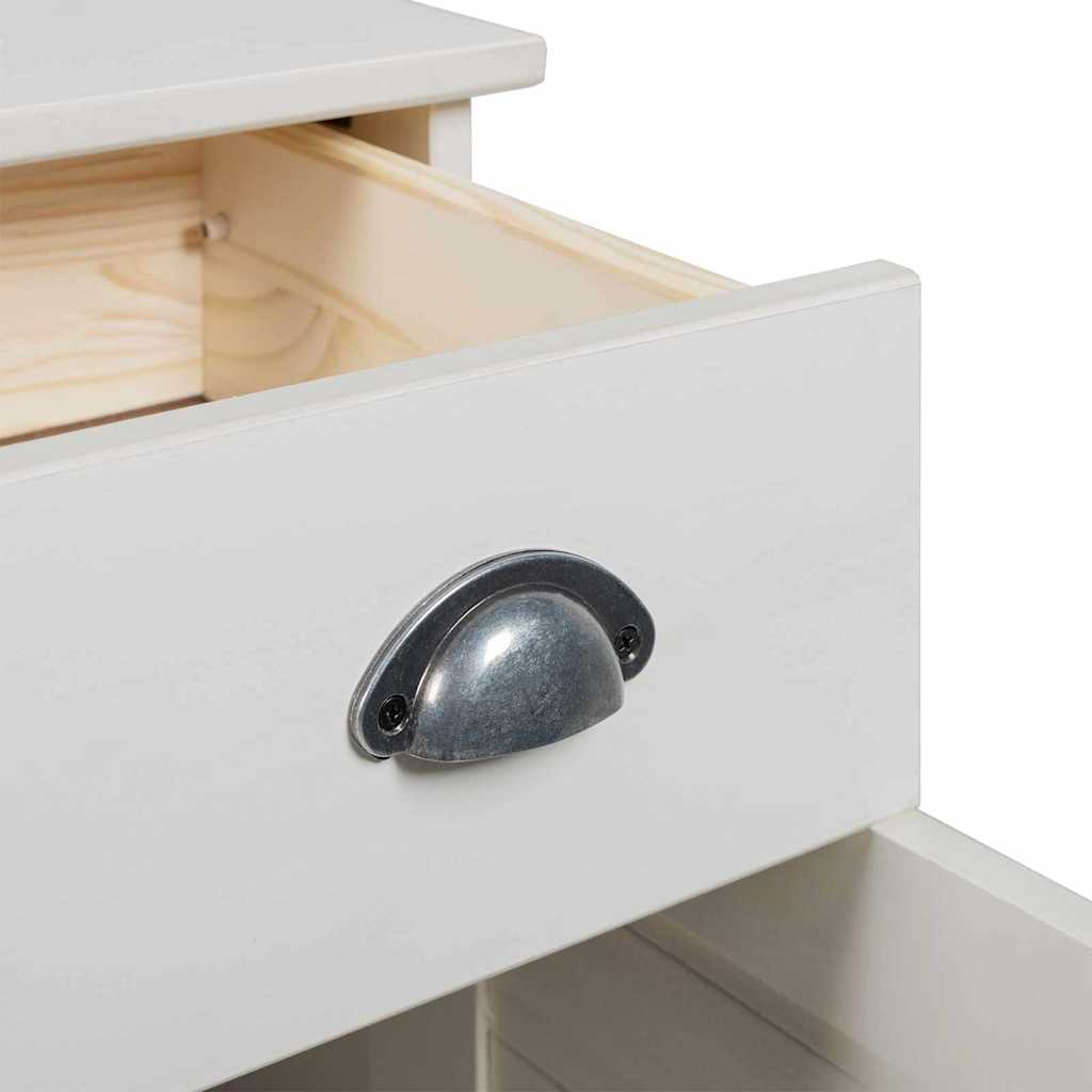 Badezimmer Schrank mit Speicher VIGO Weiß 67,5 x 34 x 80 cm