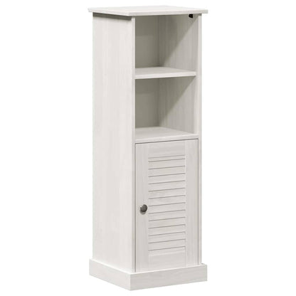 Badezimmer Schrank VIGO Weiß 37 x 34 x 110 cm Massivholz Kiefer