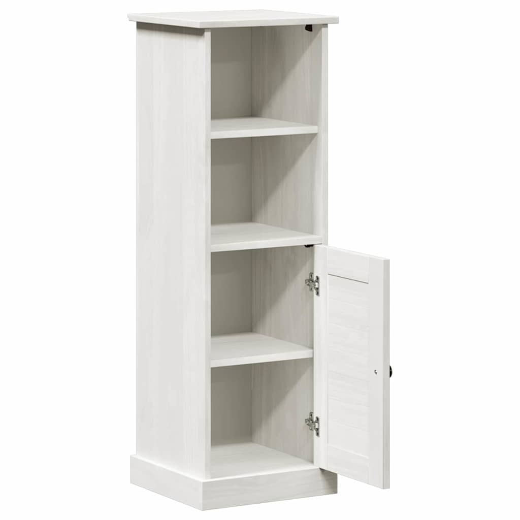 Badezimmer Schrank VIGO Weiß 37 x 34 x 110 cm Massivholz Kiefer