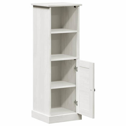 Badezimmer Schrank VIGO Weiß 37 x 34 x 110 cm Massivholz Kiefer