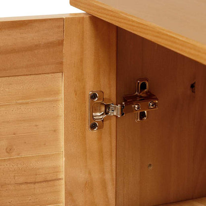 Badezimmer Schrank VIGO Honigbraun 67,5 x 34 x 110 cm