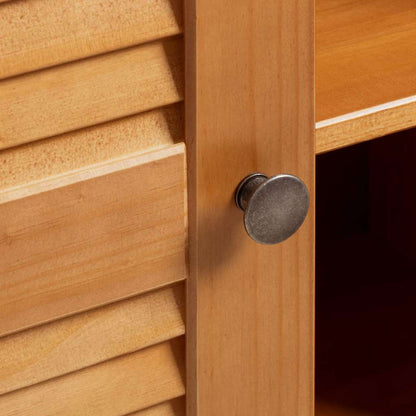 Badezimmer Schrank VIGO Honigbraun 67,5 x 34 x 110 cm