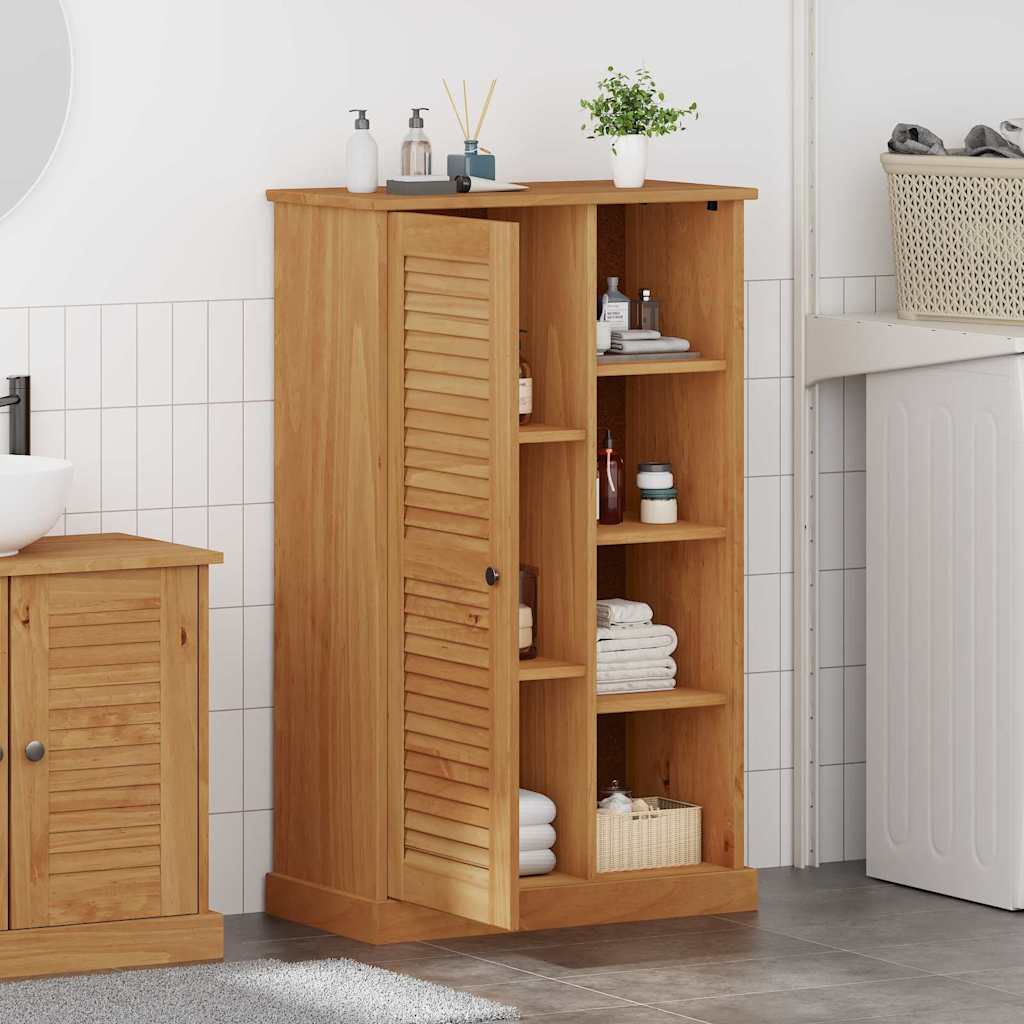 Badezimmer Schrank VIGO Honigbraun 67,5 x 34 x 110 cm