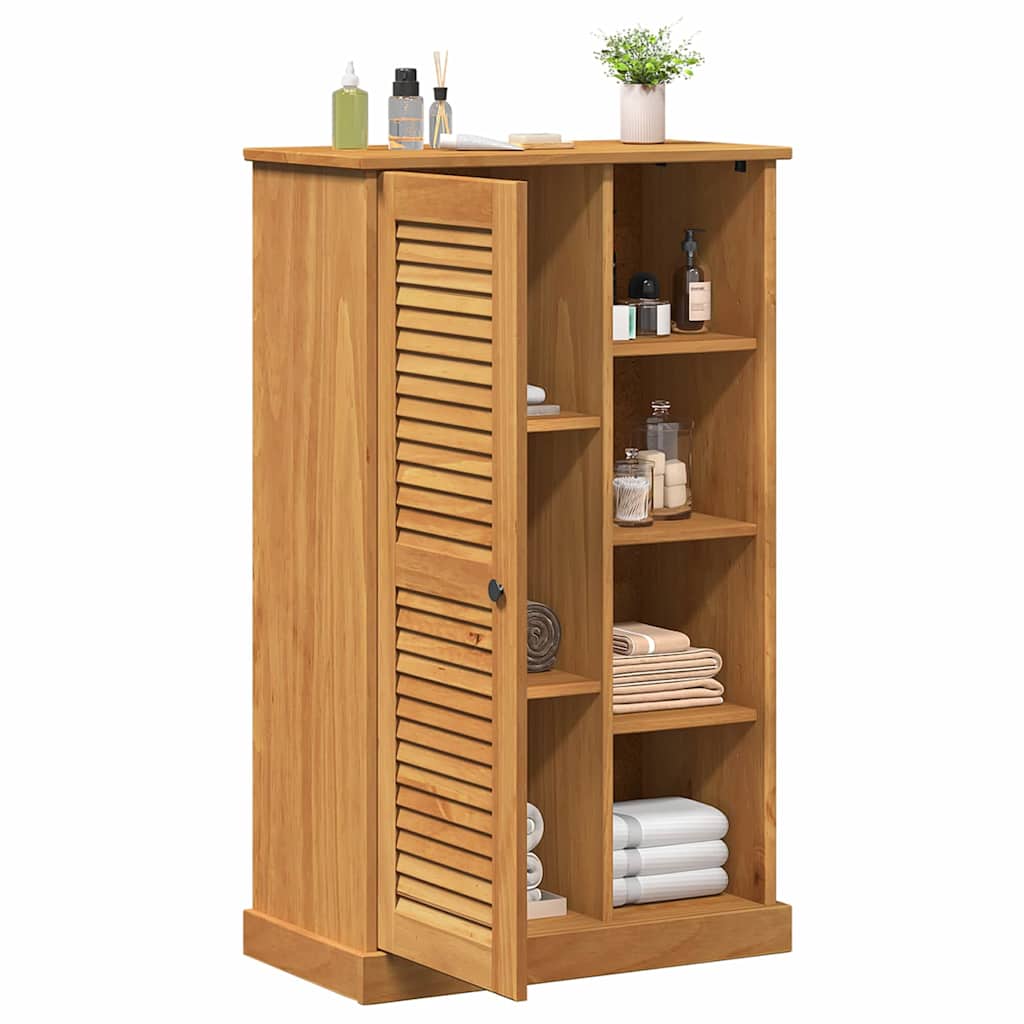 Badezimmer Schrank VIGO Honigbraun 67,5 x 34 x 110 cm