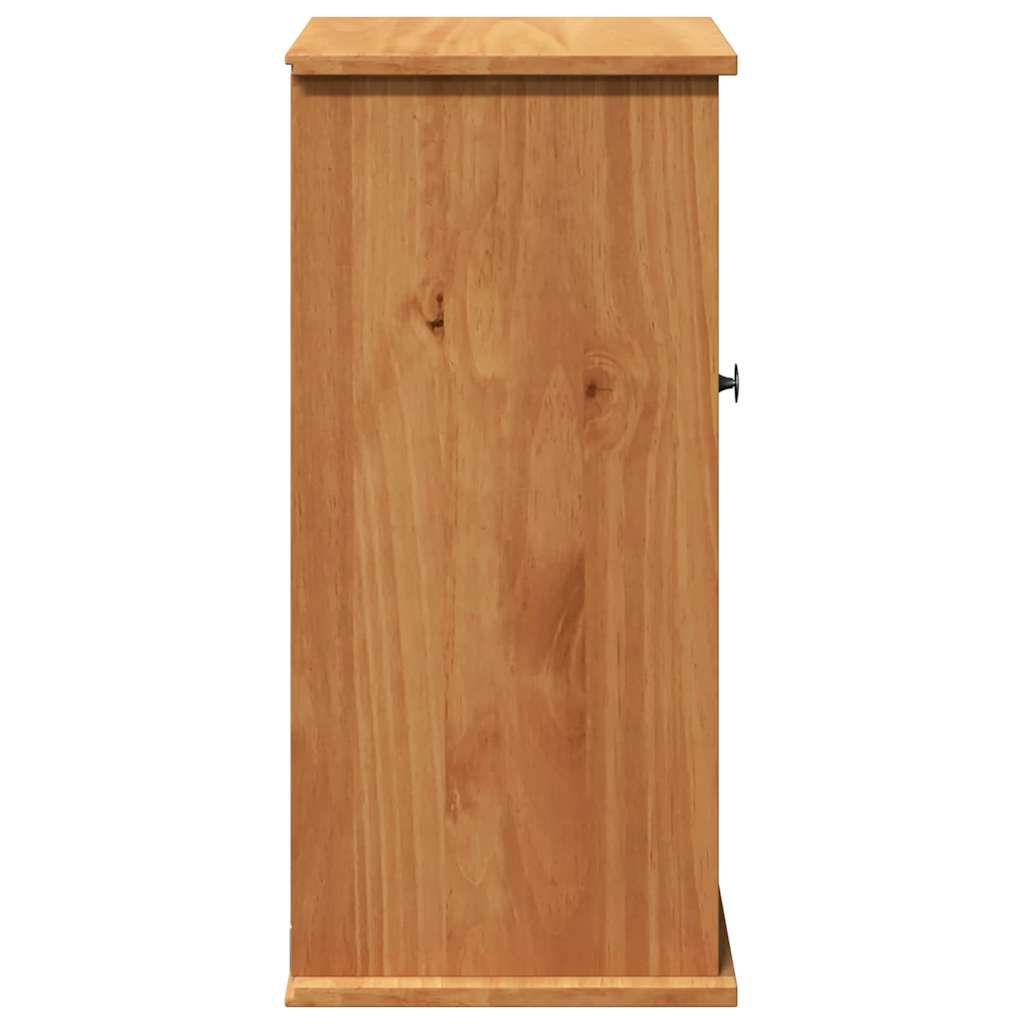 Wandmontierter Badezimmerschrank mit Speicher VIGO Honigbraun