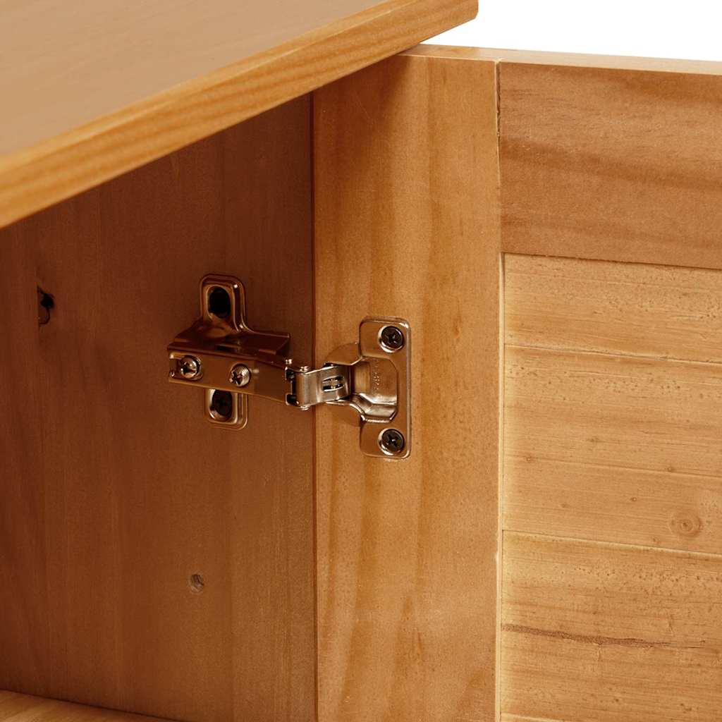 Wandmontierter Badezimmerschrank Wandmontiert VIGO Honigbraun