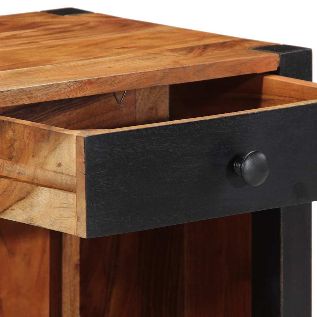 Nachttisch Braun 40 x 35 x 50 cm Akazie Massivholz