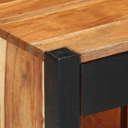 Nachttisch 2 pcs Braun 40 x 35 x 50 cm Akazie Massivholz