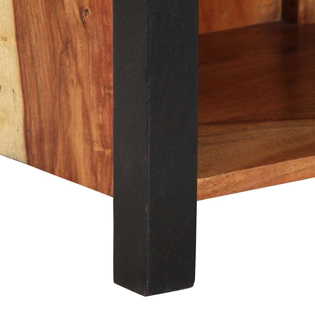 Nachttisch 2 pcs Braun 40 x 35 x 50 cm Akazie Massivholz