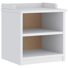 Flurbank SANDNES Weiß 45x40x50 cm Massivholz Kiefer