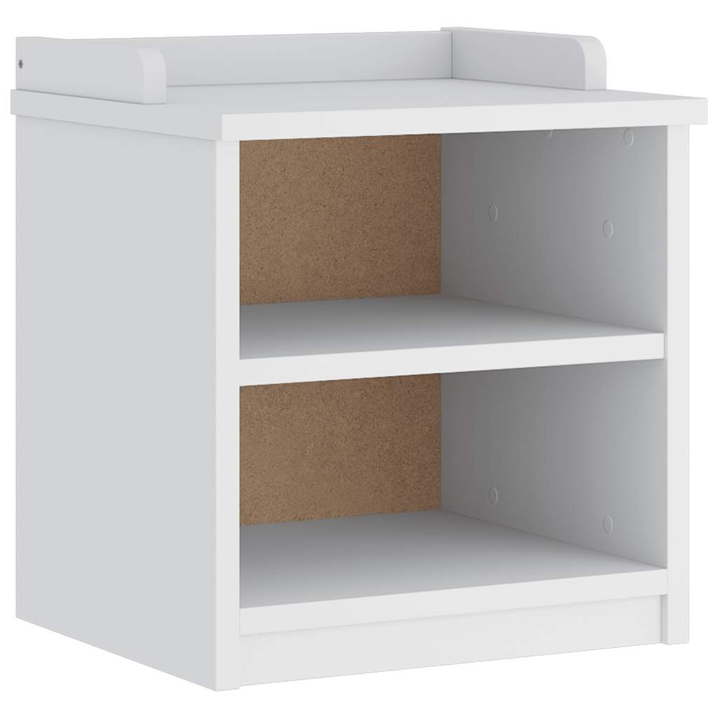 Flurbank SANDNES Weiß 45x40x50 cm Massivholz Kiefer