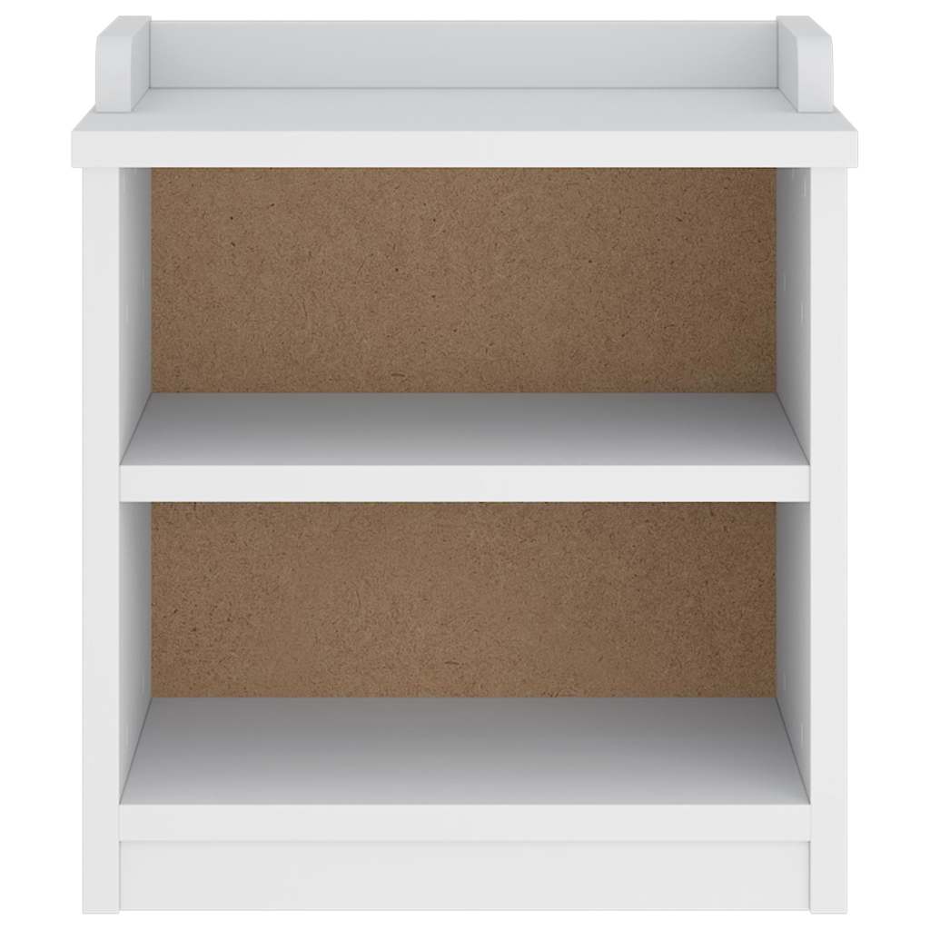 Flurbank SANDNES Weiß 45x40x50 cm Massivholz Kiefer