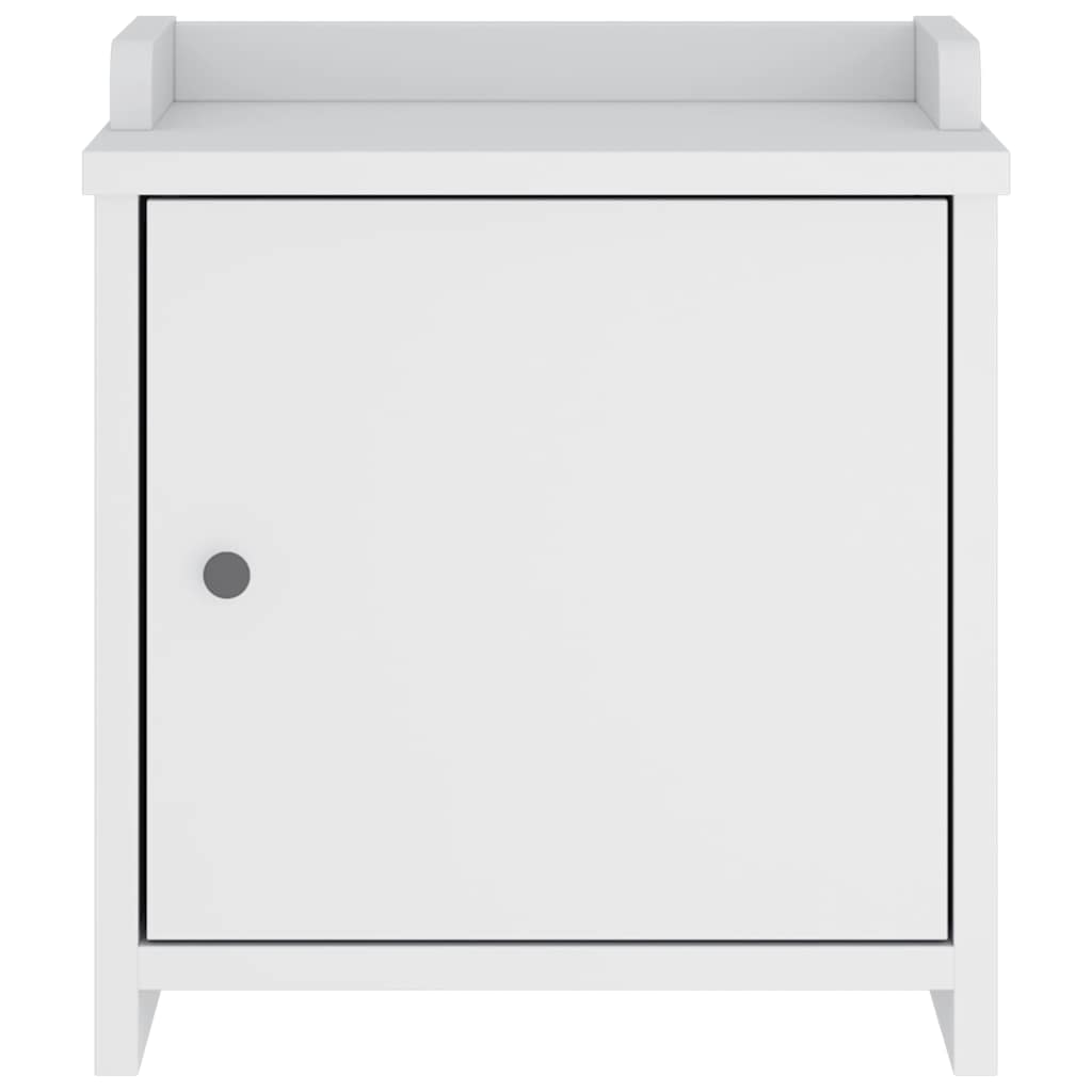 Flurbank SANDNES Weiß 45x40x50 cm Massivholz Kiefer