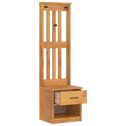 Garderobenständer SANDNES 45x40x159,5 cm Massivholz Kiefer