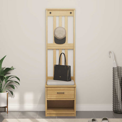 Garderobenständer SANDNES 45x40x159,5 cm Massivholz Kiefer