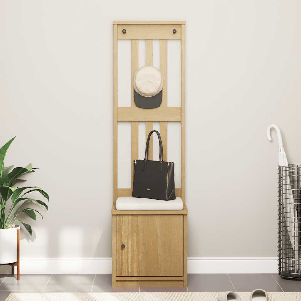 Garderobenständer SANDNES 45x40x159,5 cm Massivholz Kiefer