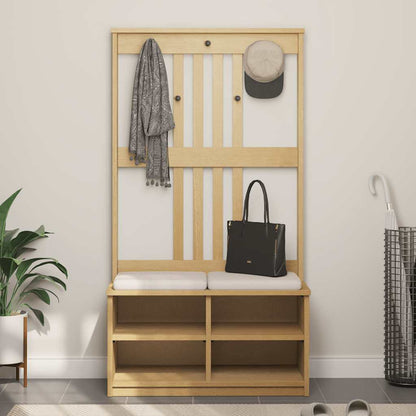 Garderobenständer SANDNES 87x40x159,5cm Massivholz Kiefer