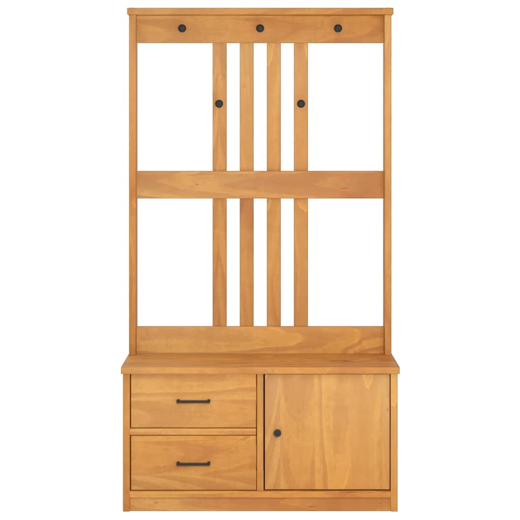 Garderobenständer SANDNES 87x40x159,5cm Massivholz Kiefer