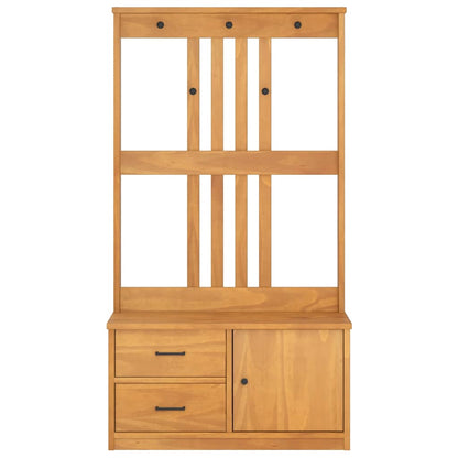 Garderobenständer SANDNES 87x40x159,5cm Massivholz Kiefer