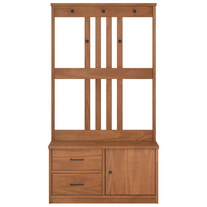 Garderobenständer SANDNES 87x40x159,5cm Massivholz Kiefer