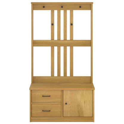 Garderobenständer SANDNES 87x40x159,5cm Massivholz Kiefer