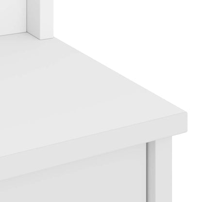 Garderobenständer SANDNES Weiß 87x40x159,5cm Massivholz Kiefer