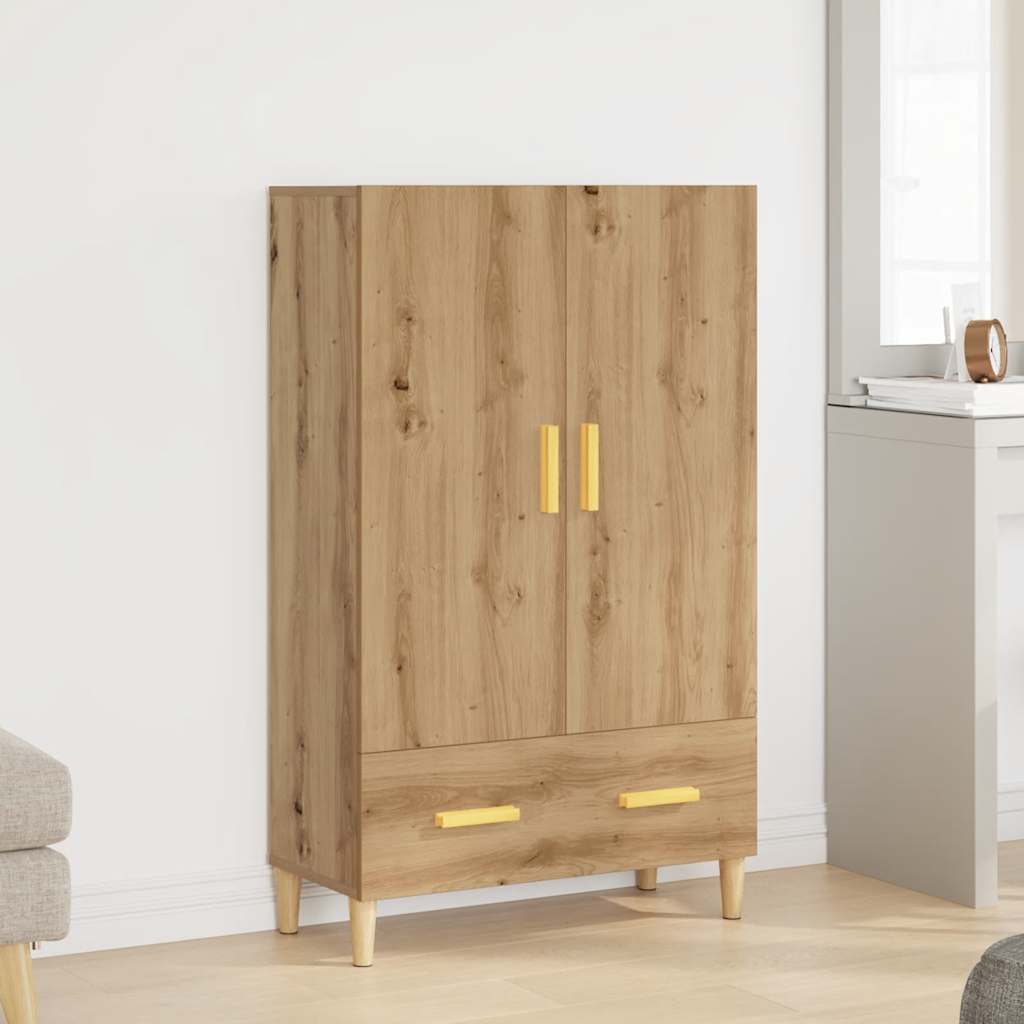 Highboard Artisan-Eiche 70x31x115 cm Holzwerkstoff