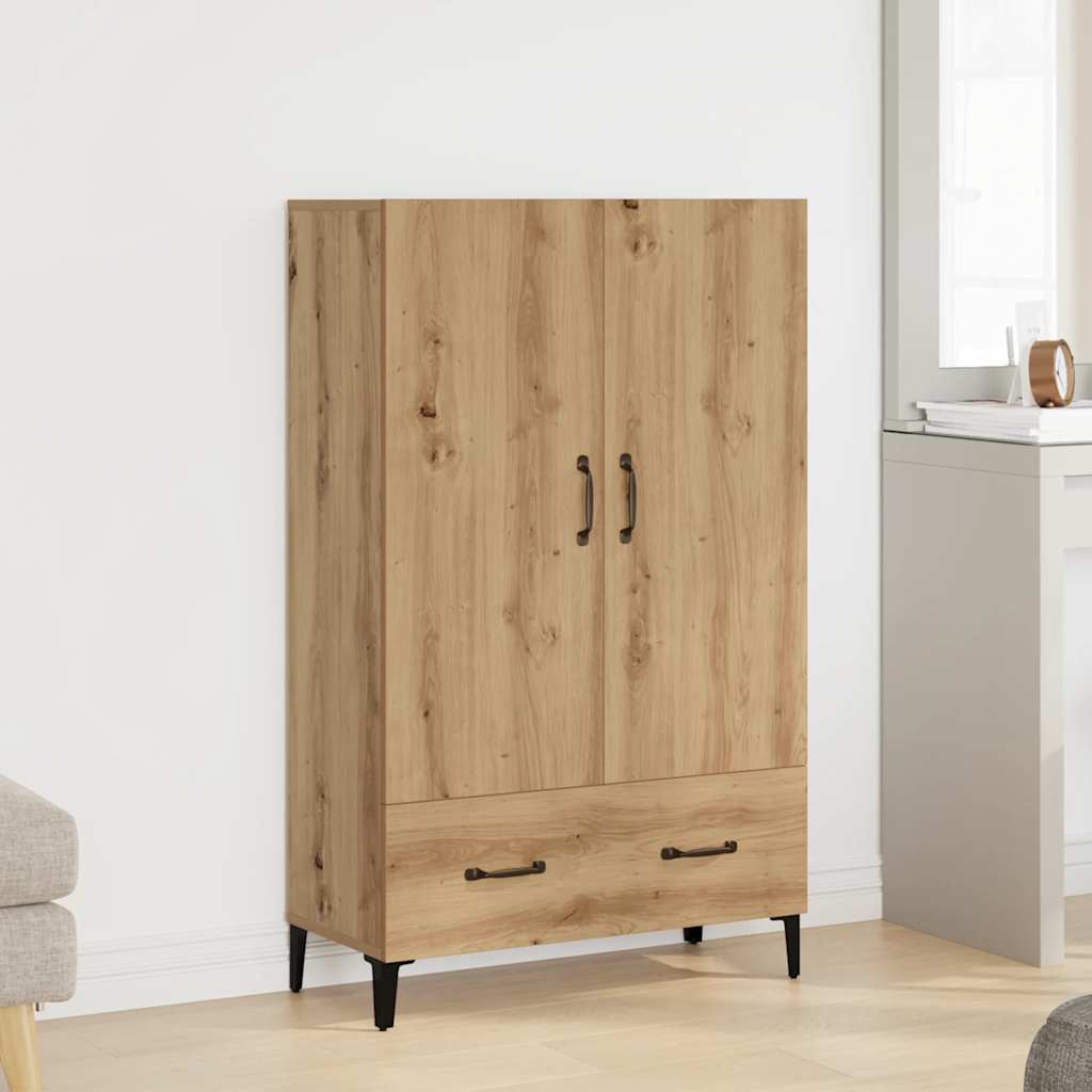 Highboard Artisan-Eiche 70x31x115 cm Holzwerkstoff