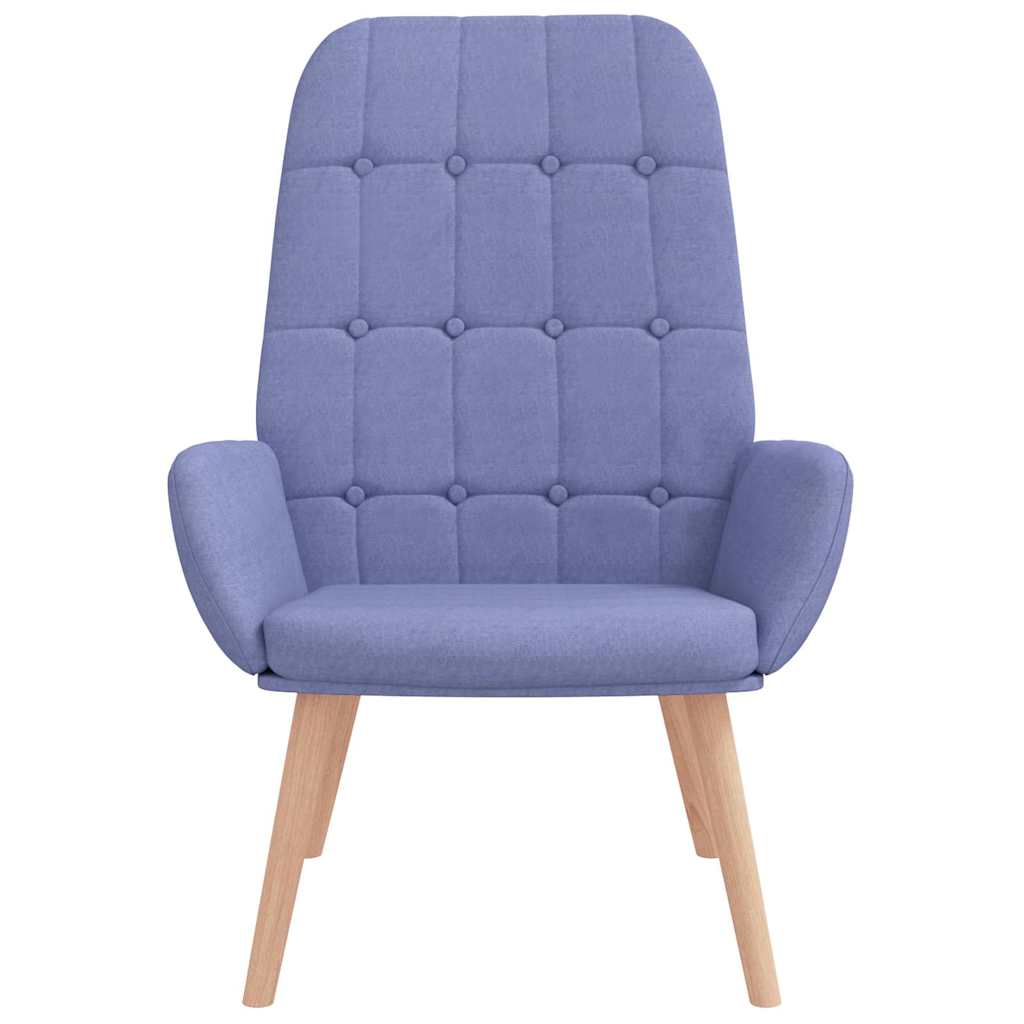 Relaxsessel Jeansblau Stoff Jeans blau Ohne Fußhocker