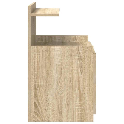 Nachttische 2-tlg. mit 2 Schubladen Sonoma-Eiche 40x36,5x62 cm