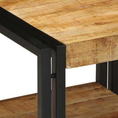 Couchtisch Braun 40 x 40 x 38 cm Massivholz Mango
