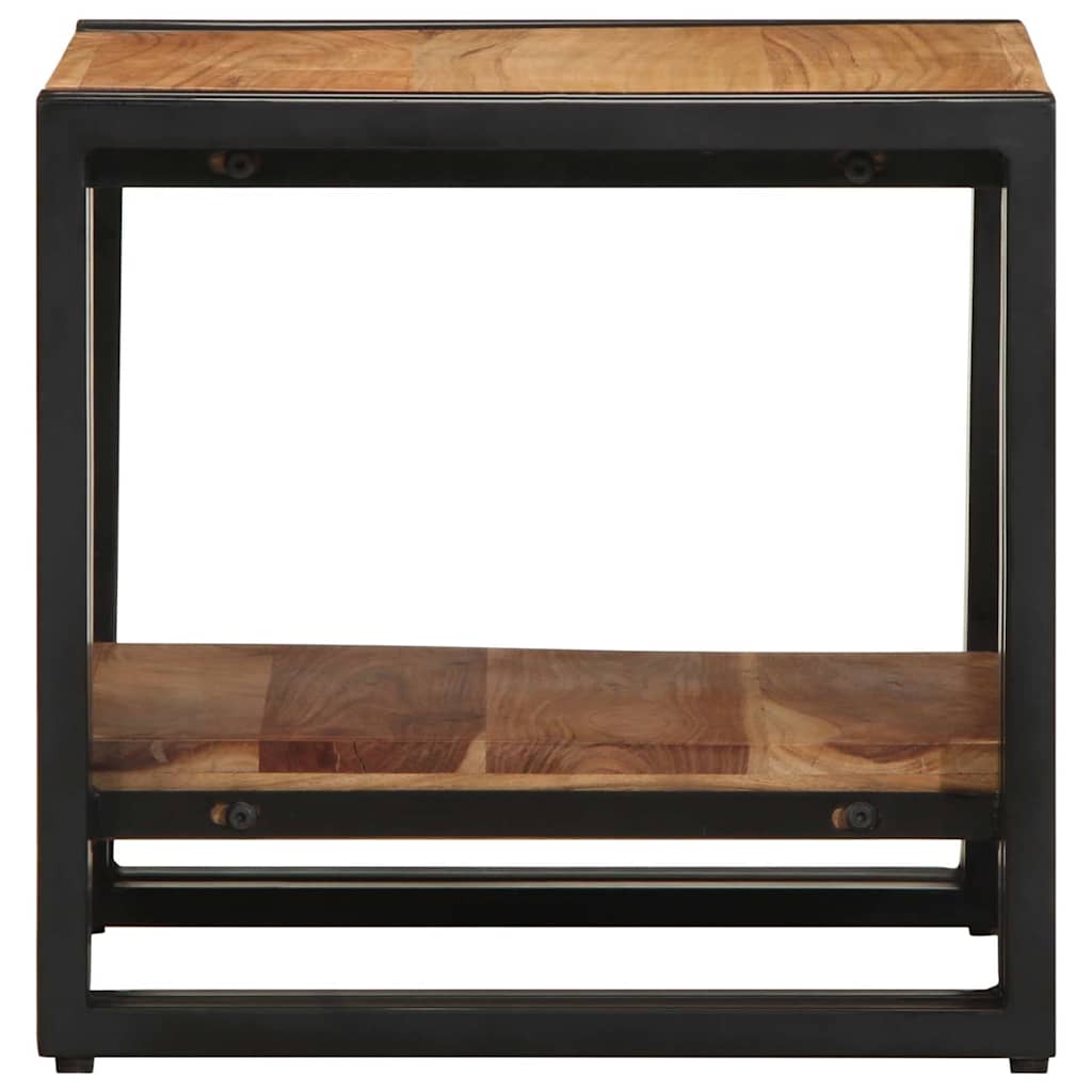 Couchtisch Braun 40 x 40 x 38 cm Massivholz Akazie