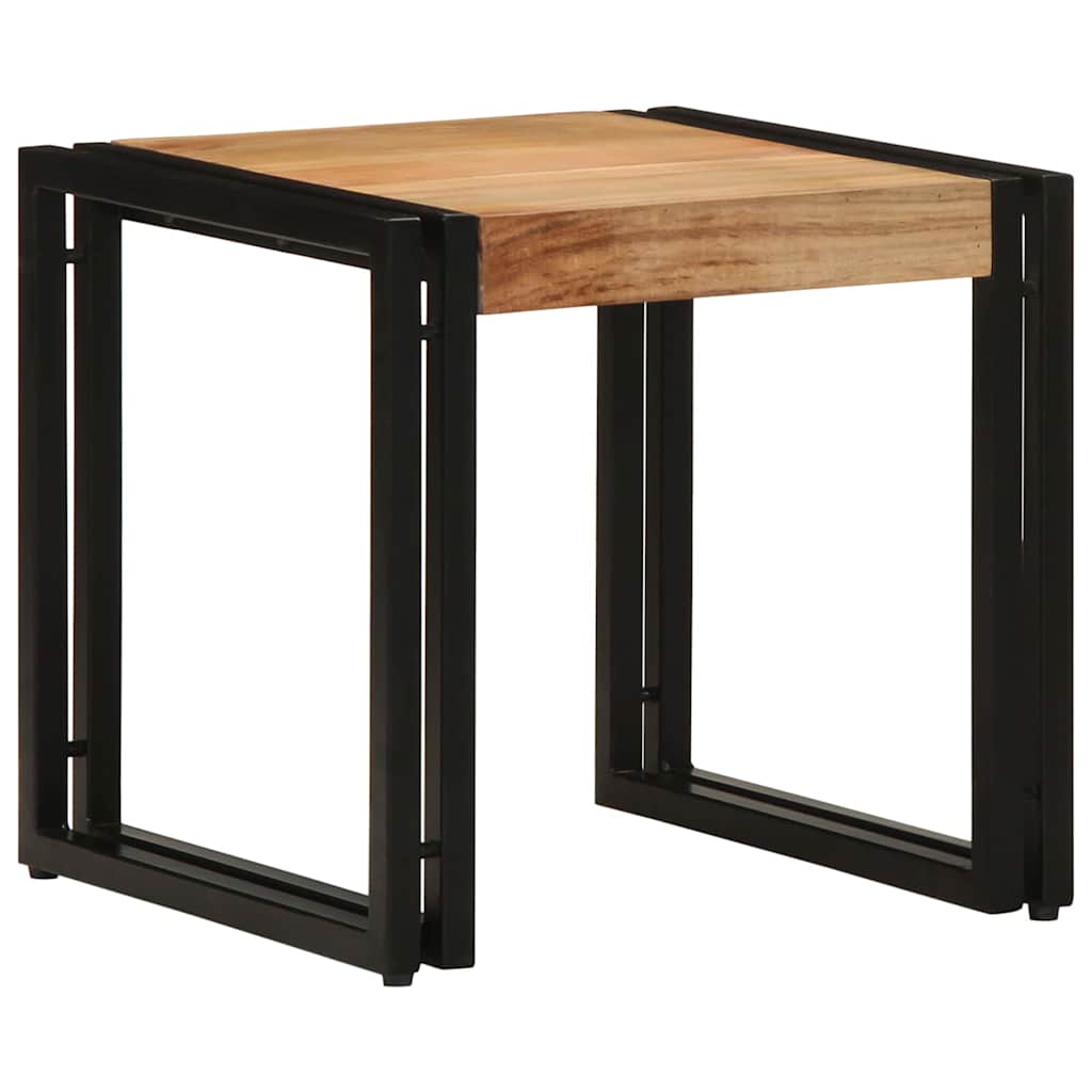 Couchtisch Braun 40 x 40 x 38 cm Massivholz Akazie