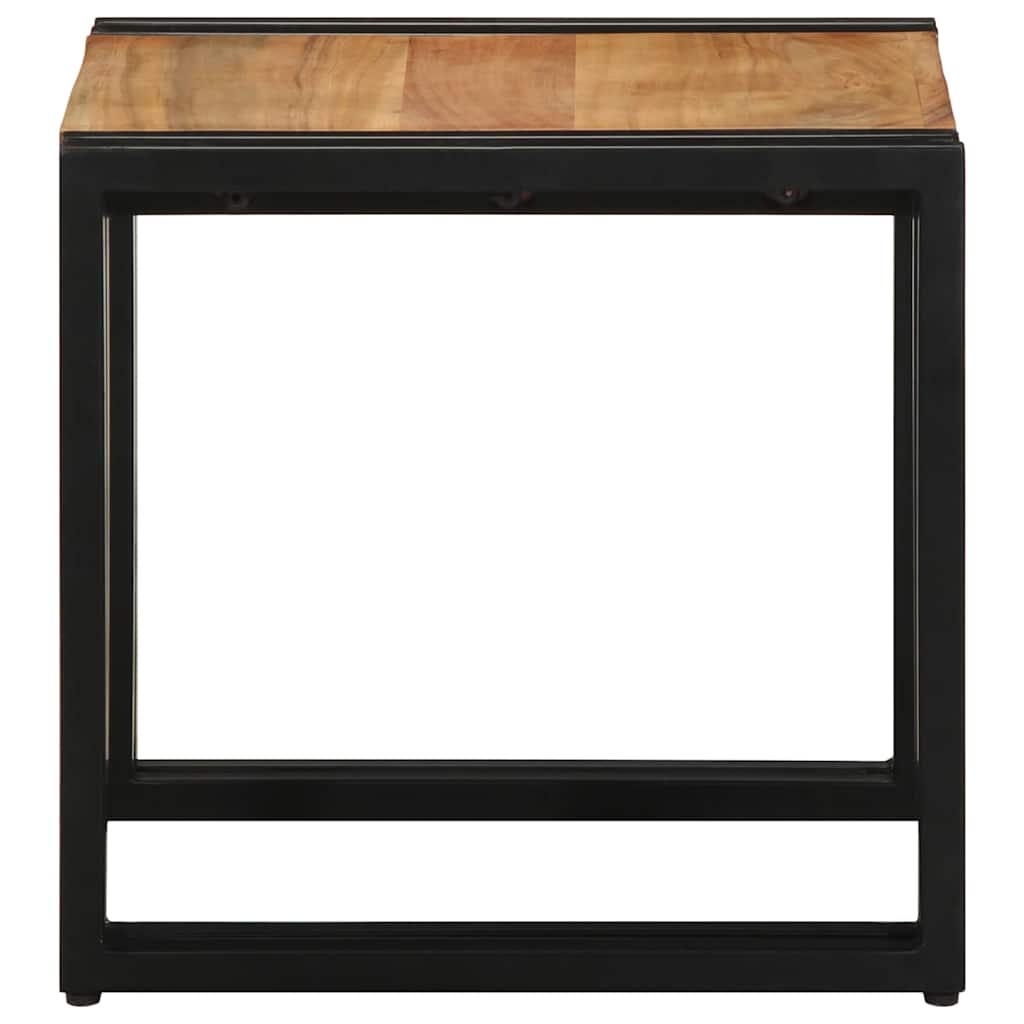 Couchtisch Braun 40 x 40 x 38 cm Massivholz Akazie