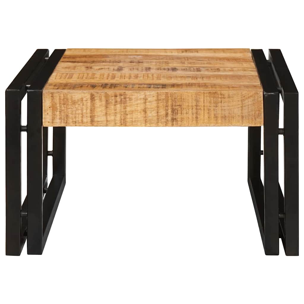 Badezimmer Regal 40 x 50 x 23 cm Massivholz Mango und Eisen