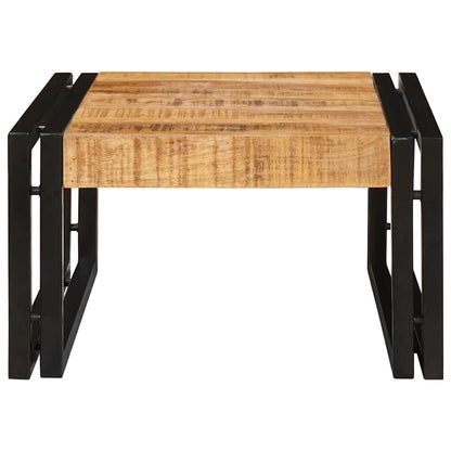 Badezimmer Regal 40 x 50 x 23 cm Massivholz Mango und Eisen