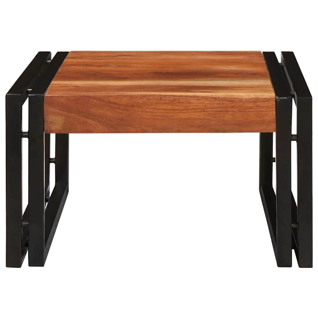 Badezimmer Regal 40 x 50 x 23 cm Massivholz Mango und Eisen